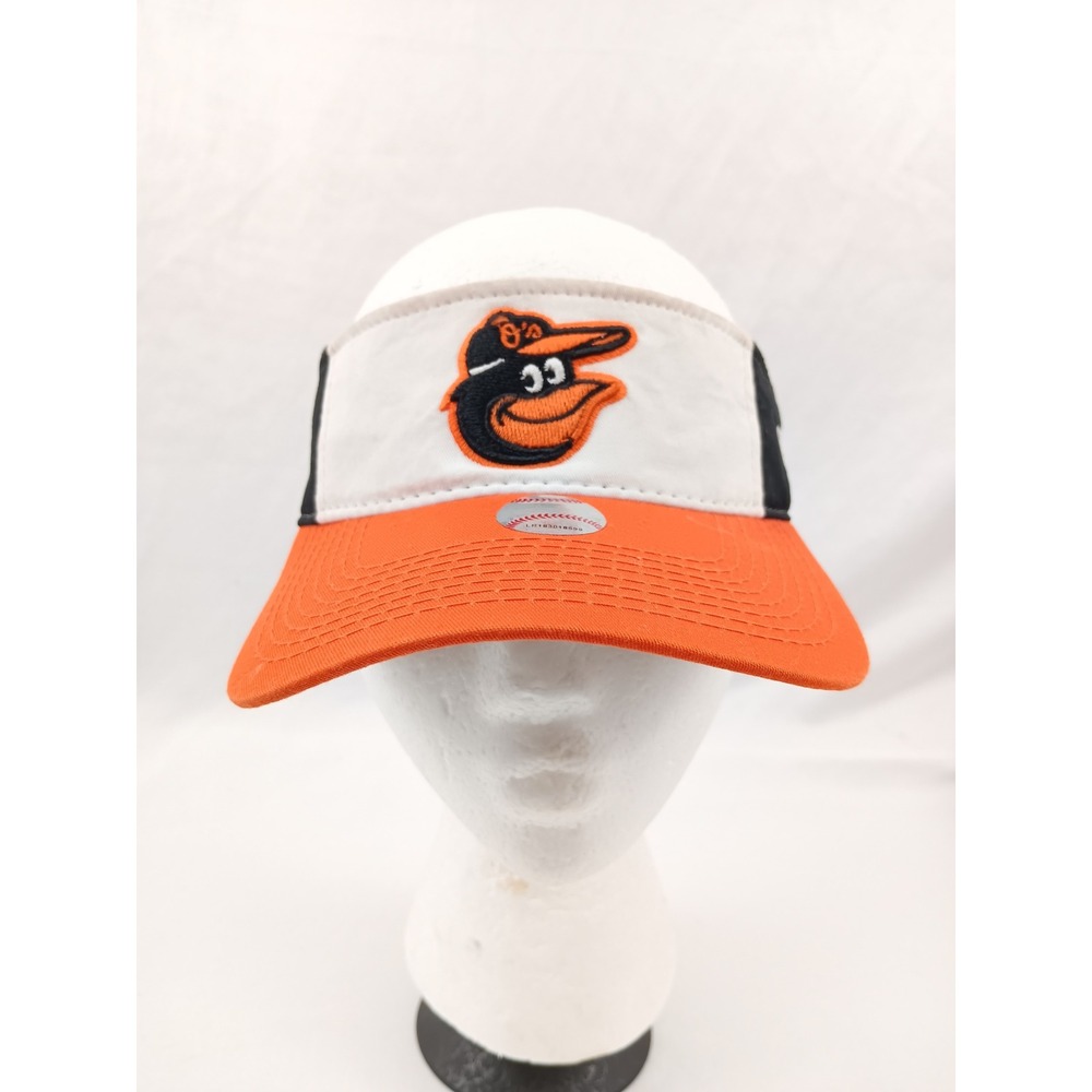 Baltimore Orioles MLB Orange White Black Visor Baseball‎ Cap Team Sports
